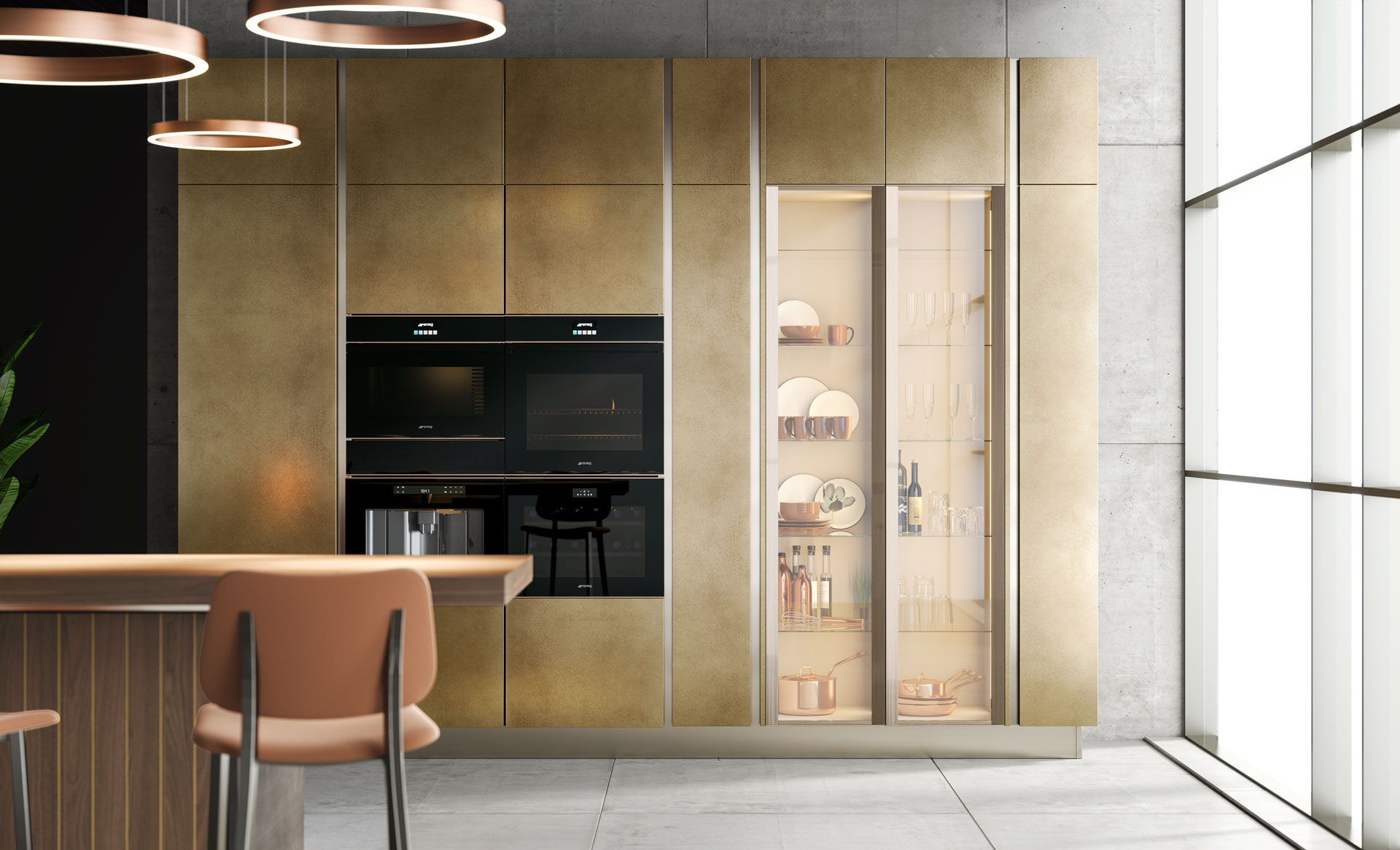 noce canaletto dogato 02. - Cucine LUBE