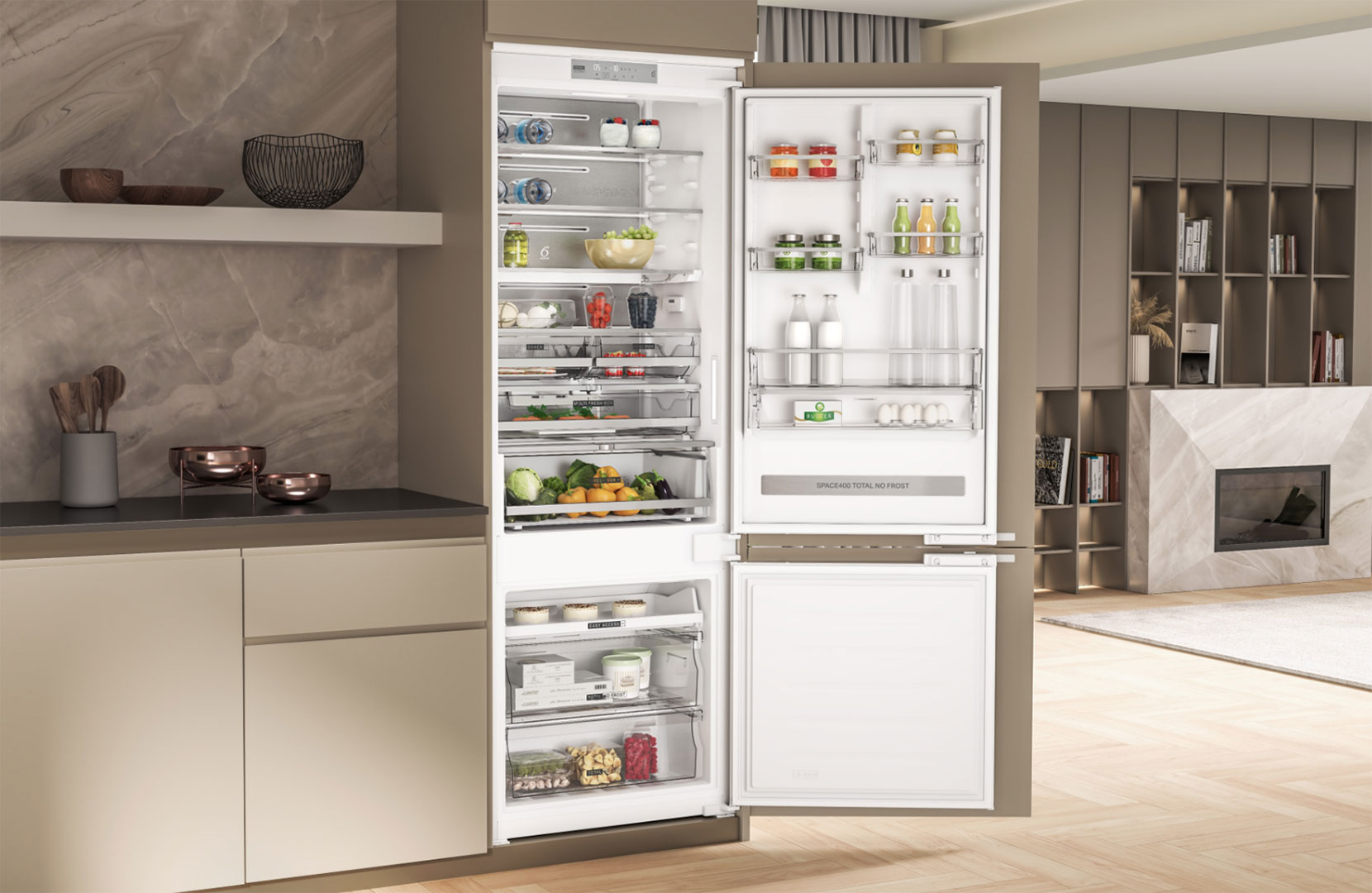 Whirlpool Space400 Total No Frost Kühlschrank für sorgenfreie Lagerung