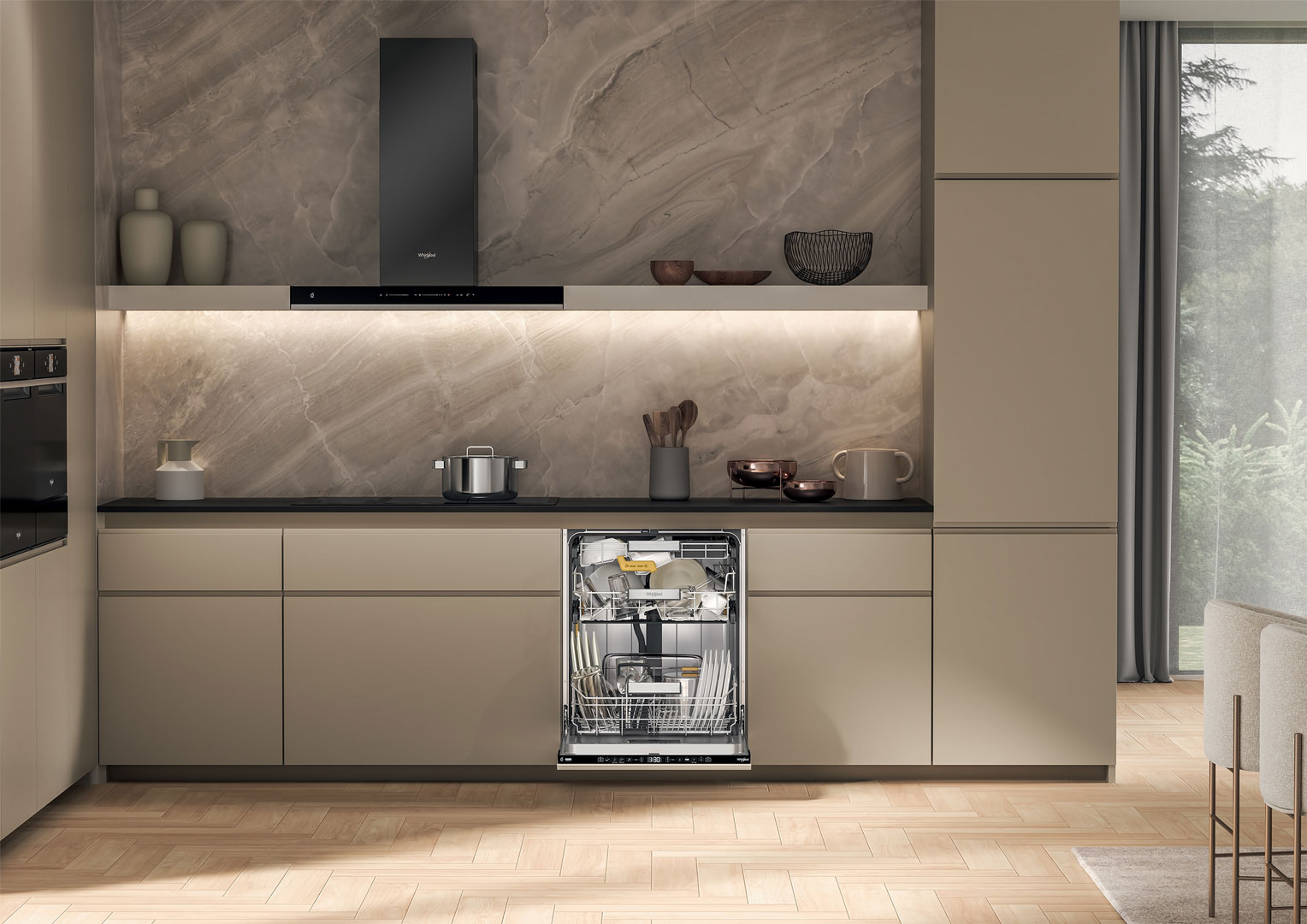 cucine lube lavastoviglie maxispace whirlpool 2 - Cucine LUBE